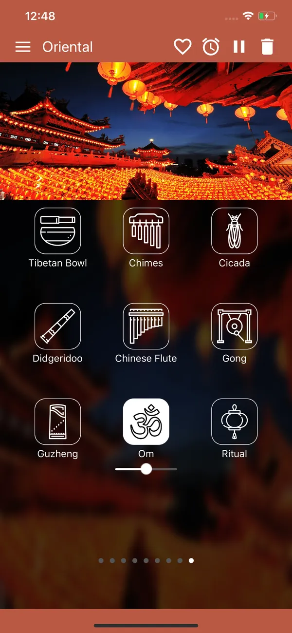 Mood: Relaxing Sounds Oriental environment with Tibetan bowl, chimes, gong and om sounds